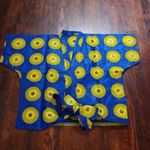 African Wax Fabric Women's  Top